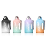 大容量漸層吸管杯運動水壺帶刻度，1500ml，2300ml，3800ml