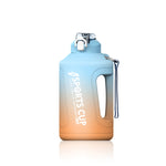大容量漸層吸管杯運動水壺帶刻度，1500ml，2300ml，3800ml