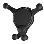 2PCS JQ006 Snap Universal Rotating Car Air Outlet Phone Holder, Dark Black, Light Green, Cherry Pink
