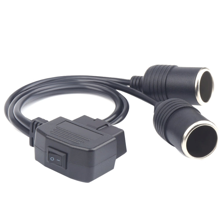 Car OBD To Cigarette Lighter Female Seat Driving Recorder Power Cord, 50cm, 60cm