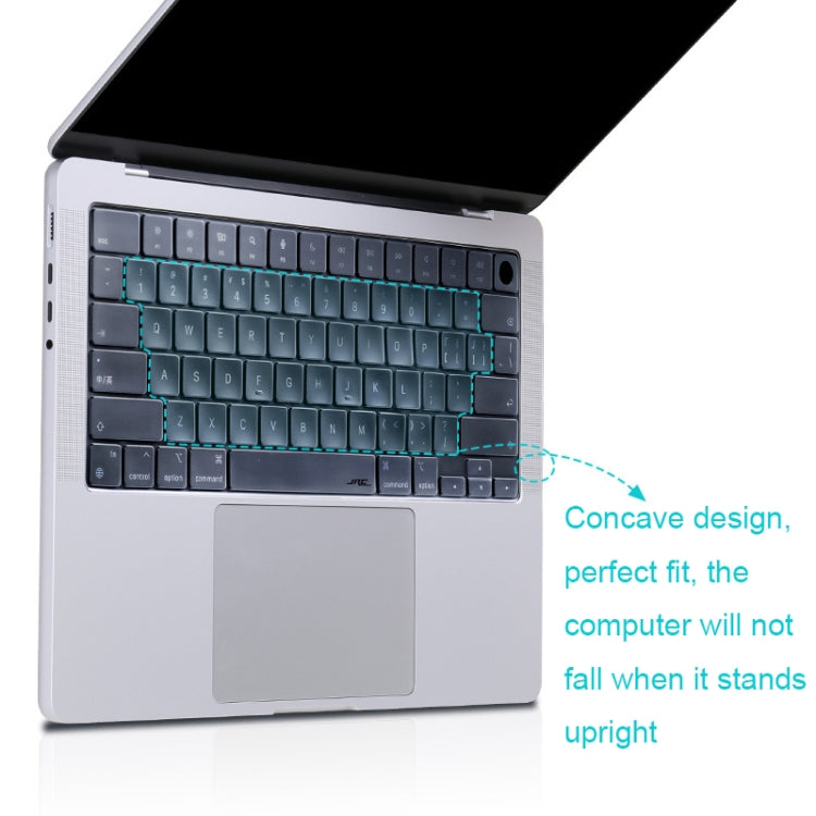 JRC 防水筆記型電腦鍵盤保護膜，適用於 MacBook Pro 14 A2442