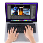 JRC 防水筆記型電腦鍵盤保護膜，適用於 MacBook Pro 14 A2442
