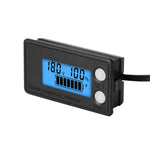 防水液晶兩線鉛酸鋰電池數位電壓表，8-100V（白色）、8-100V（藍色）、8-72V（白色）、8-72V（藍色）