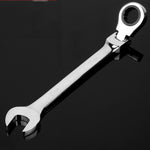組合棘輪扳手帶靈活頭雙用棘輪工具, 6mm, 7mm, 9mm, 11mm, 16mm, 24mm, 18mm, 20mm, 21mm, 22mm, 23mm