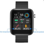 T68 1.54 Inch Body Temperature Monitoring Smart Watch with Flashlight Function