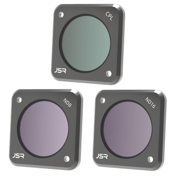 JUNESTAR DJI Action 2 運動相機濾鏡，款式：CPL、ND4、ND8、ND16、ND32、ND64、ND1000、ND8PL、ND64PL、微距 10X、夜景、星光、CS-3IN1、CS-4in1、CS-4in1 (NDPL)、CS-6IN1、CS-8in1