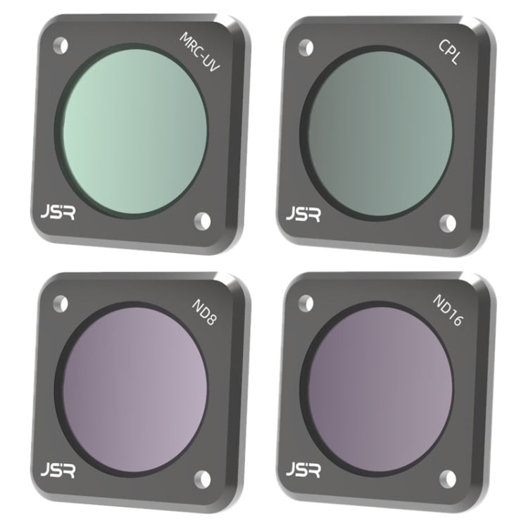 JUNESTAR DJI Action 2 運動相機濾鏡，款式：CPL、ND4、ND8、ND16、ND32、ND64、ND1000、ND8PL、ND64PL、微距 10X、夜景、星光、CS-3IN1、CS-4in1、CS-4in1 (NDPL)、CS-6IN1、CS-8in1