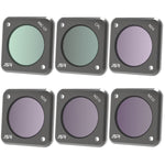 JUNESTAR DJI Action 2 運動相機濾鏡，款式：CPL、ND4、ND8、ND16、ND32、ND64、ND1000、ND8PL、ND64PL、微距 10X、夜景、星光、CS-3IN1、CS-4in1、CS-4in1 (NDPL)、CS-6IN1、CS-8in1