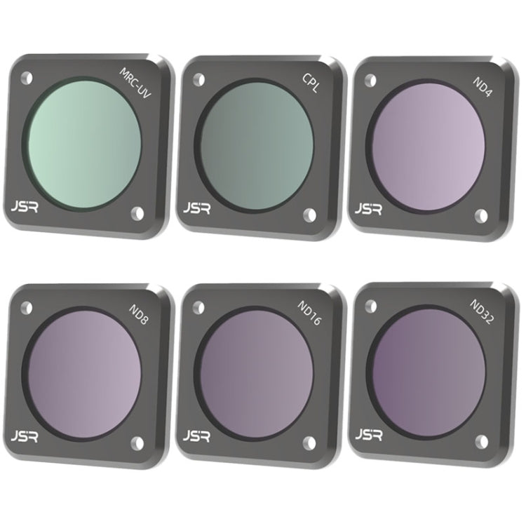 JUNESTAR DJI Action 2 運動相機濾鏡，款式：CPL、ND4、ND8、ND16、ND32、ND64、ND1000、ND8PL、ND64PL、微距 10X、夜景、星光、CS-3IN1、CS-4in1、CS-4in1 (NDPL)、CS-6IN1、CS-8in1