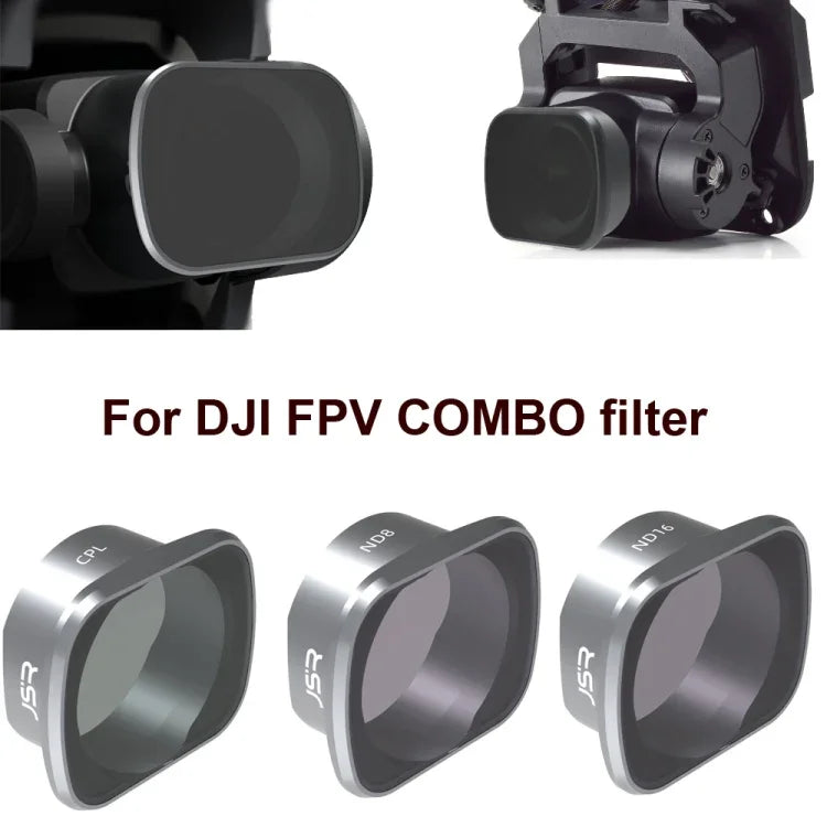 JUNESTAR DJI FPV COMBO 無人機濾鏡，型號：MCUV、CPL、ND4、ND8、ND16、ND32、ND64、ND8PL、ND16PL、ND32PL、ND64PL、夜景、星光、CPL+ND8+ND16、ND4+ND8+ND16+ND32、ND8/16/32/64PL、UV+CPL+ND4/8/16/32、UV+CPL+ND8/16/32/64+星光+夜景