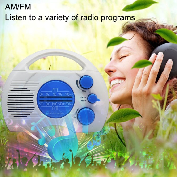 SY-910 AM/FM 雙波段收音機 IPX4 防水便攜收音機，SY-910