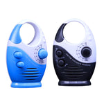 Sayin SY-950 便攜防水小型收音機 AM/FM 通用頻段老人收音機，SY-950 藍色，SY-950 黑色