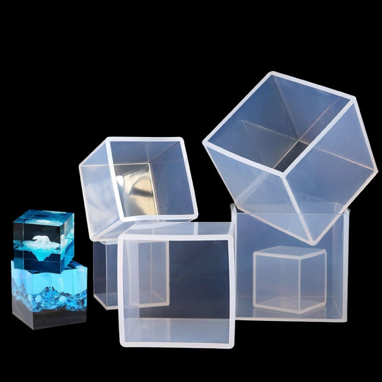 水晶滴膠方形矽膠模具DIY手工珠寶裝飾模型，20個20mm，20個25mm，10個35mm，4個40mm，4個50mm，4個65mm