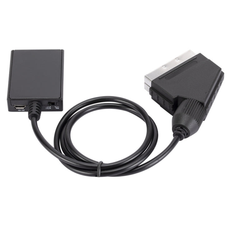 HDMI 轉 Scart 轉換器 1080p 高清視頻轉接器，HDMI 轉 SCART 1080P
