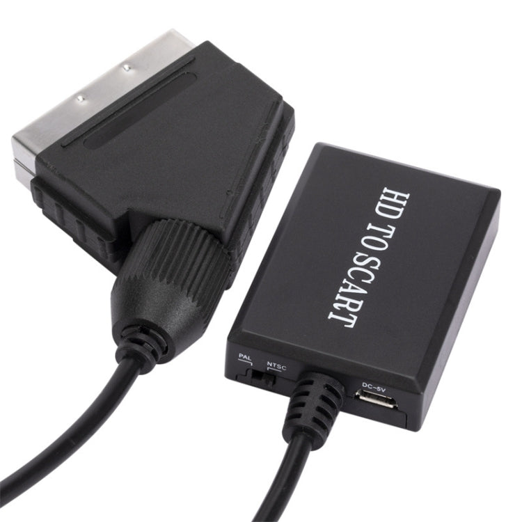 HDMI 轉 Scart 轉換器 1080p 高清視頻轉接器，HDMI 轉 SCART 1080P