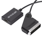 HDMI 轉 Scart 轉換器 1080p 高清視頻轉接器，HDMI 轉 SCART 1080P