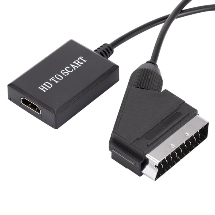 HDMI 轉 Scart 轉換器 1080p 高清視頻轉接器，HDMI 轉 SCART 1080P