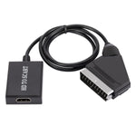 HDMI 轉 Scart 轉換器 1080p 高清視頻轉接器，HDMI 轉 SCART 1080P