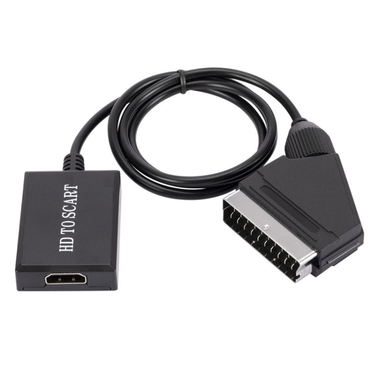 HDMI 轉 Scart 轉換器 1080p 高清視頻轉接器，HDMI 轉 SCART 1080P
