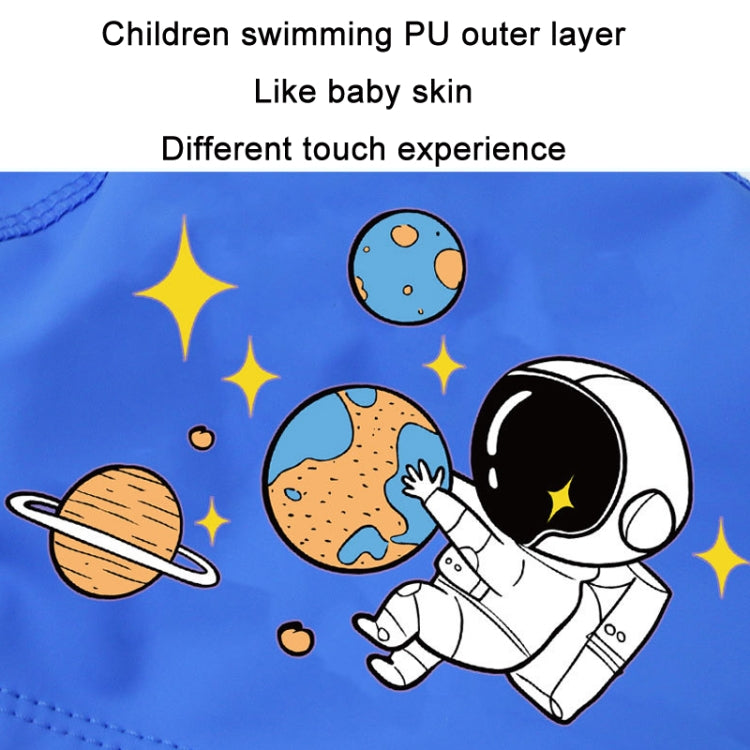 可愛卡通高彈性兒童 PU 防水游泳帽