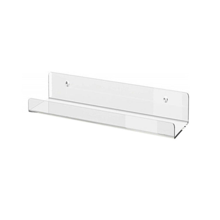 家用廚房辦公室書籍壁掛亞克力架，亞克力架30x10x6cm，亞克力架40x10x6cm