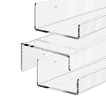 家用廚房辦公室書籍壁掛亞克力架，亞克力架30x10x6cm，亞克力架40x10x6cm