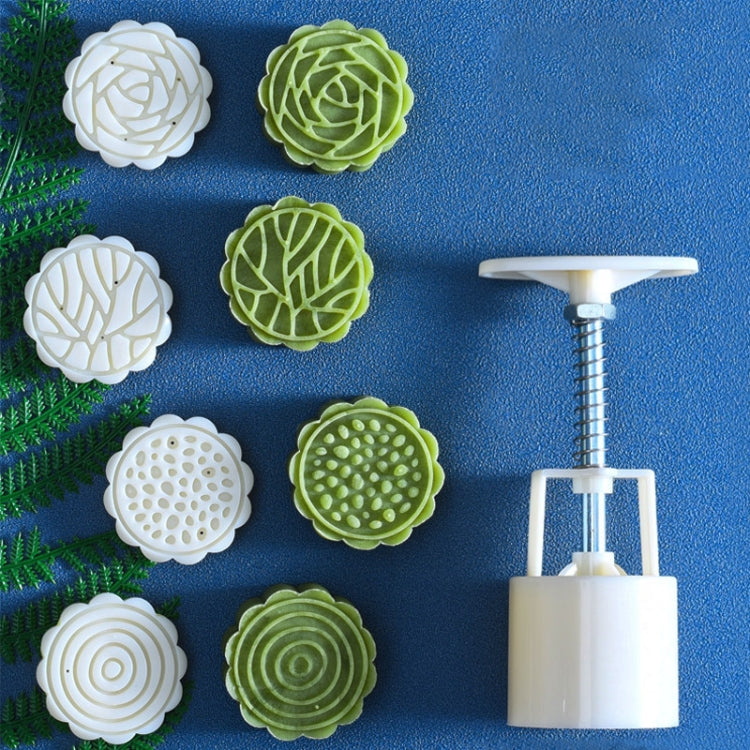 2件中秋節圓形手壓糕點模具烘焙工具，型號：10，24，25，26，28，29，30，31，33，35，36，37，41，42，21