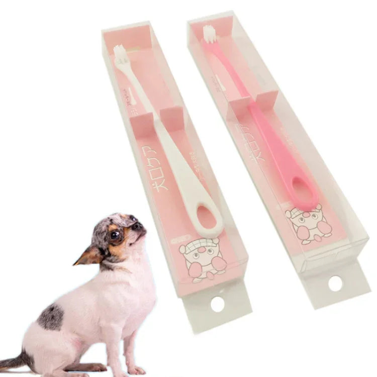 3 PCS Pet Soft Gum Protection Toothbrush Oral Cleaning Supplies, Pet Soft Gum Toothbrush