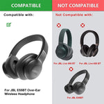 2 件裝 JBL E55BT 耳機泡棉套，顏色：無左右標示、黑色、藍色、灰色、紅色、綠色、灰色、無左右標示、加厚絨面、足球網加厚