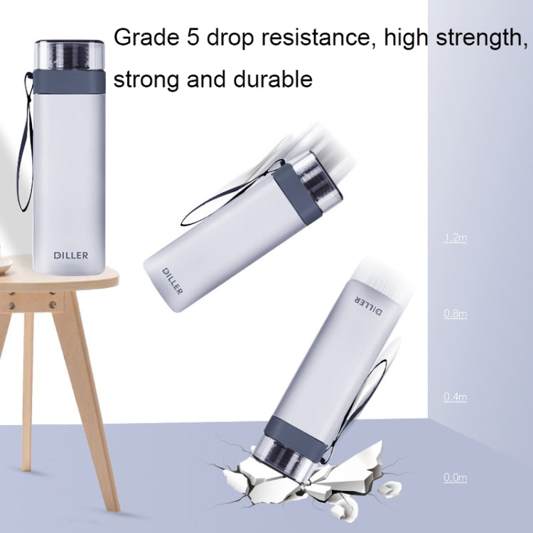 Diller D8646 方形健身防漏水瓶，400ml，550ml