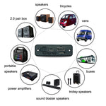 JQ-D102BT 帶放大器錄音通話 MP3 藍牙解碼板模組，JQ-D102BT