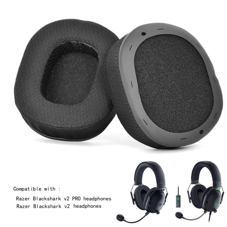 2 件裝 Razer BlackShark V2 / V2 Pro 海綿套，款式：19B32、冰感、足球網