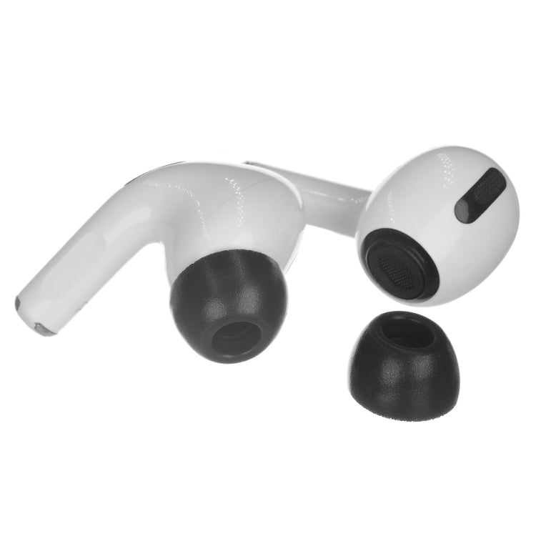 2 件裝 TWS Airpods Pro 記憶泡棉耳塞帽，尺寸：大號黑色、中號黑色、小號黑色、大號灰色、中號灰色、小號灰色