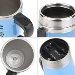 FX-589 400ml 304不鏽鋼自動攪拌咖啡杯，綠色，白色，紅色，黃色，黑色，藍色
