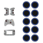 10 個裝遊戲手把矽膠發光按鍵蓋搖桿蓋，適用於 PS5/PS4/PS3/ONE/360/PRO/series X/S