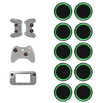 10 個裝遊戲手把矽膠發光按鍵蓋搖桿蓋，適用於 PS5/PS4/PS3/ONE/360/PRO/series X/S