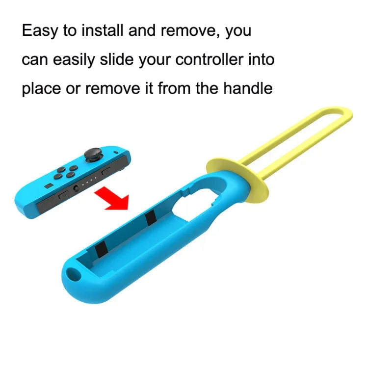 IPLAY HBS-447 10合1 握把 + 手腕帶 + 背帶 + 光劍 + 球拍運動組合，適用於 Nintendo Switch，IPLAY 10合1