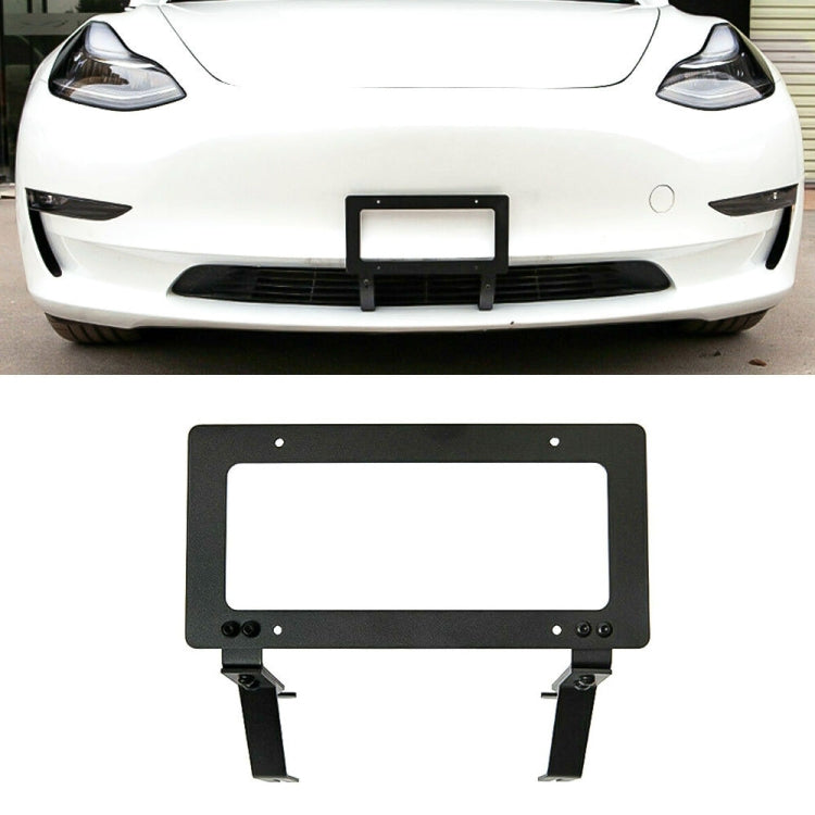 Punch-free Front License Plate Holder American License Plate Bracket, For Tesla Model 3, For Tesla Model Y
