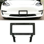 Punch-free Front License Plate Holder American License Plate Bracket, For Tesla Model 3, For Tesla Model Y
