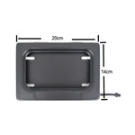 US Motorcycle License Plate Cover Frame Roller Blind License Plate Bracket, Roller Blind License Plate Bracket