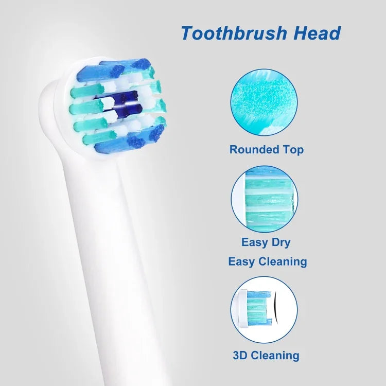 2件套Oral-B全系列電動牙刷替換刷頭，日常清潔，精準清潔，多角度清潔，專業亮白，牙線清潔