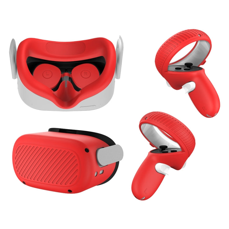 Oculus Quest 2 VR 眼鏡鏡片殼手柄保護盒，白色、紅色、綠色