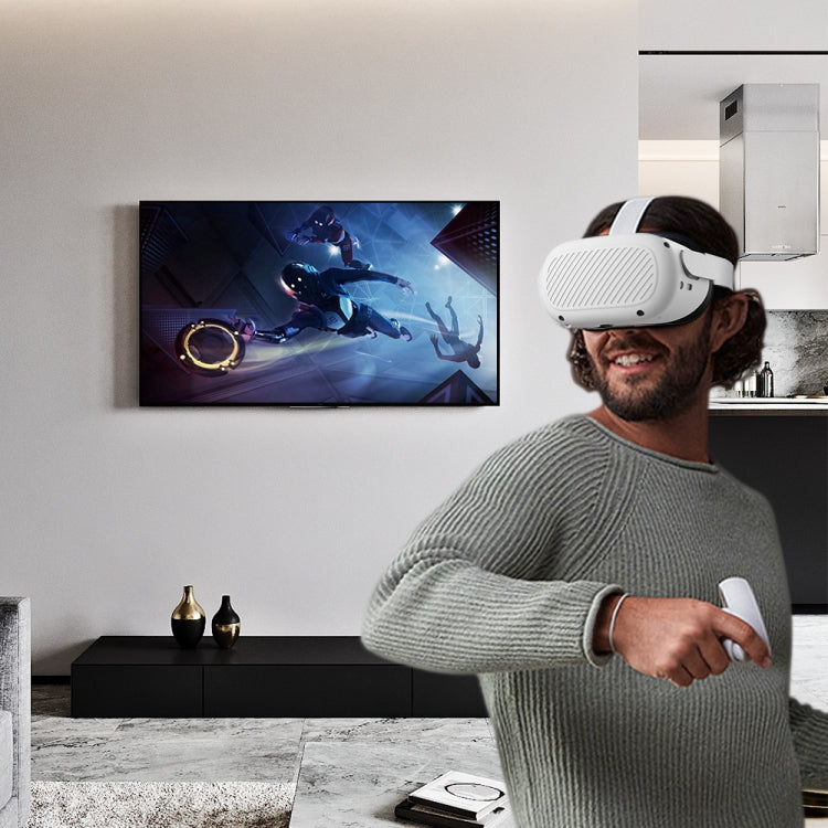 Oculus Quest 2 VR 眼鏡鏡片殼手柄保護盒，白色、紅色、綠色