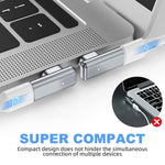 TZ30 PD100W 24Pin 快充 Type-C / USB-C 磁吸彎頭轉接器，適用 MacBook 筆記型電腦連接器
