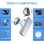 TZ30 PD100W 24Pin 快充 Type-C / USB-C 磁吸彎頭轉接器，適用 MacBook 筆記型電腦連接器