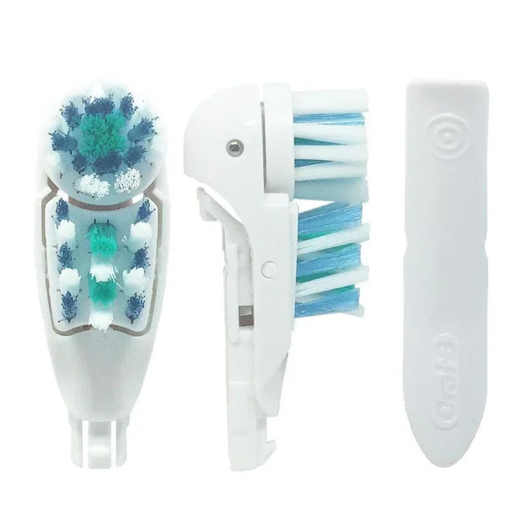 4支裝多方向電動牙刷替換刷頭適用Oral B 3733 4732 4734