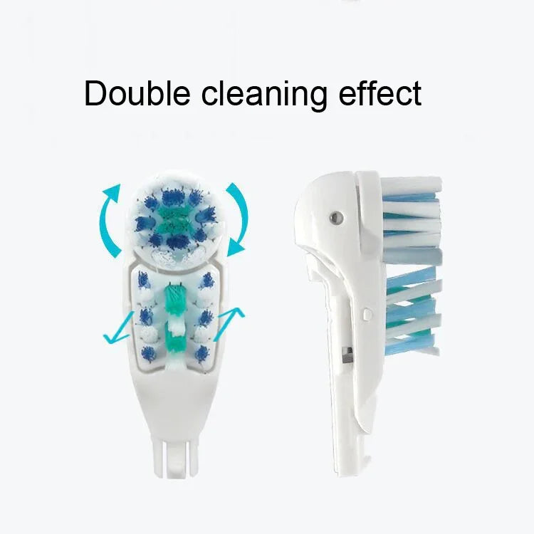 4支裝多方向電動牙刷替換刷頭適用Oral B 3733 4732 4734