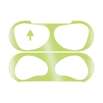 2個Airpods 3耳機內套貼防塵保護膜，黑色、金色、銀色、玫瑰金、紅色、綠色、藍色、紫色