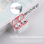 2個Airpods 3耳機內套貼防塵保護膜，黑色、金色、銀色、玫瑰金、紅色、綠色、藍色、紫色