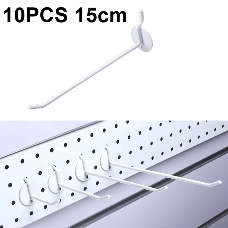 10個珠寶配件展示孔板噴鉤，長度：5cm，10cm，15cm，20cm
